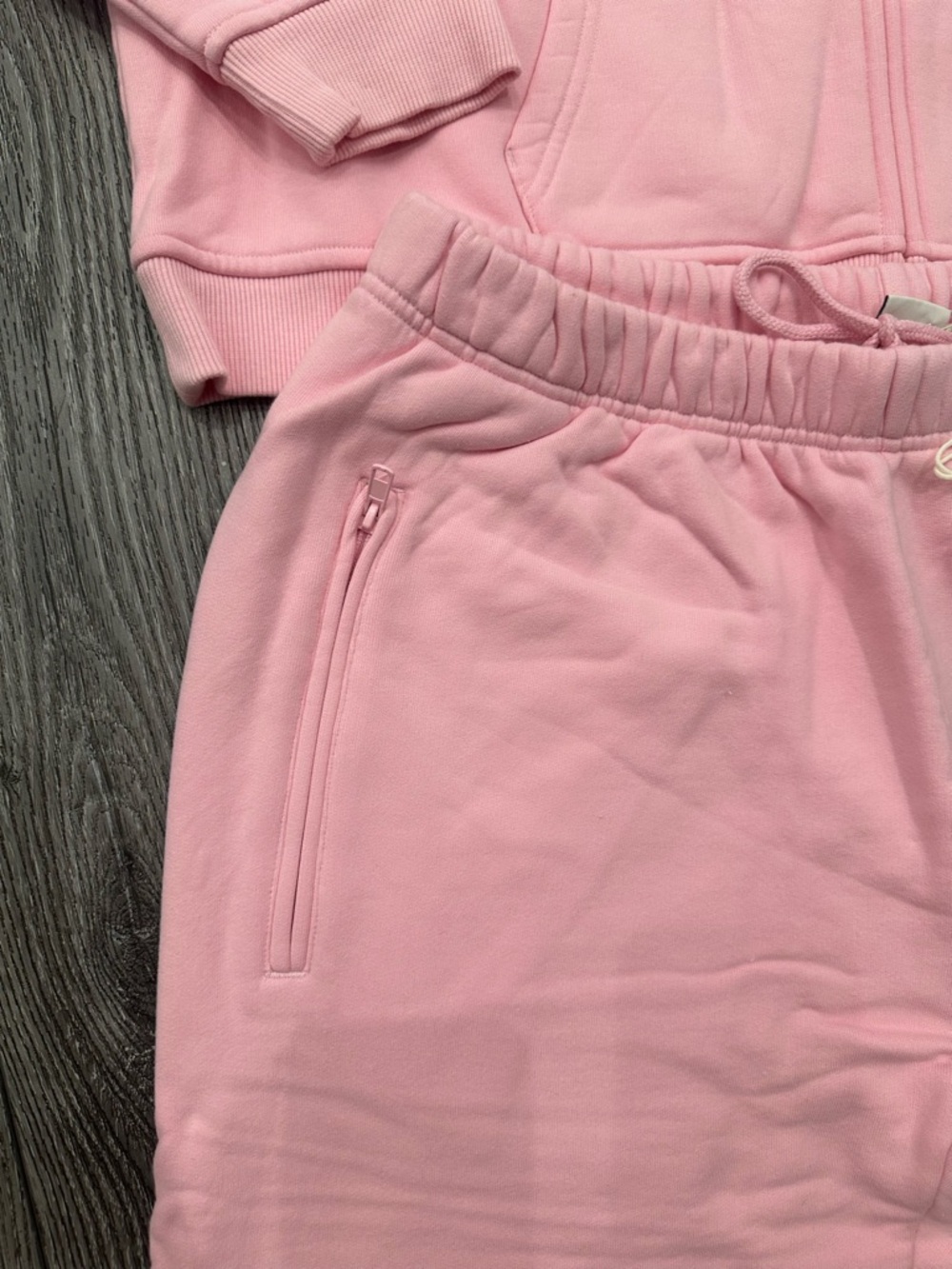 khy Women's Pink Hooded Sweatshirt Jacket without tags - Picture 3 of 5